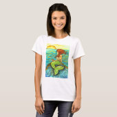 "Serena by the Zee" Mermaid T-shirt (Voorkant volledig)