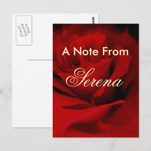 Serena Gepersonaliseerd Postcards - Briefkaart (Voorkant / Achterkant)