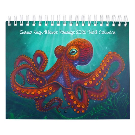 Serena King-Allawos Paintings 2026 Wall Calendar Kalender (Hoes)