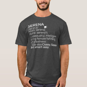 Serena Naam Serena Definitie Serena Vrouw Naam S T-shirt
