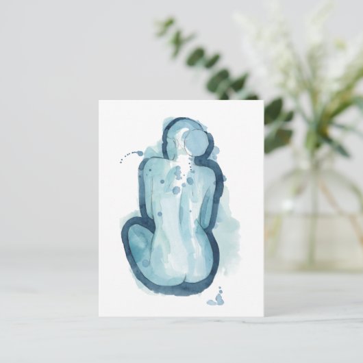 Serena Sketch Briefkaart (Staand voorkant)