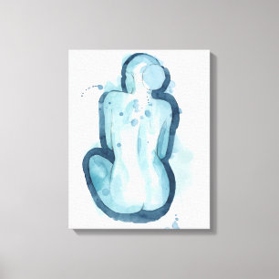 Serena Sketch Canvas Afdruk