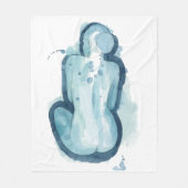 Serena Sketch Fleece Deken (Voorkant)