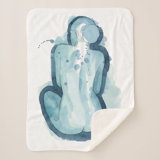 Serena Sketch Sherpa Deken (Voorkant)