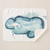 Serena Sketch Sherpa Deken (Voorkant (horizontaal))