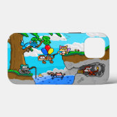 Serena Summer Fun Telefoonhoesje Case-Mate iPhone Case (Achterkant (horizontaal))