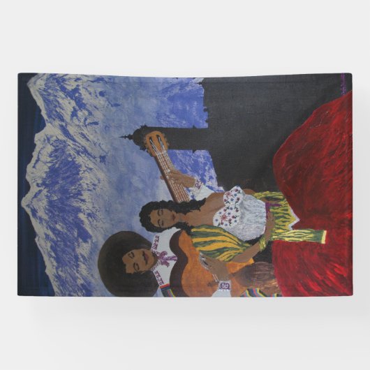 Serenade courting spandoek (Horizontaal)