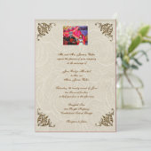 Serenade Day of the Dead Wedding Invitation Kaart (Staand voorkant)