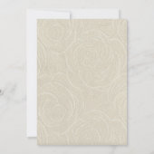 Serenade Day of the Dead Wedding Invitation Kaart (Achterkant)