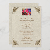 Serenade Day of the Dead Wedding Invitation Kaart (Voorkant / Achterkant)