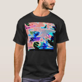 Serenade Dishes Striped Roze T-shirt (Voorkant)