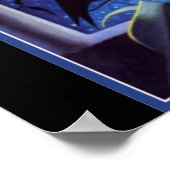 Serenade, een Kerst Fantasie Poster (Hoek)