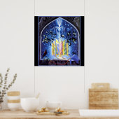 Serenade, een Kerst Fantasie Poster (Keuken)