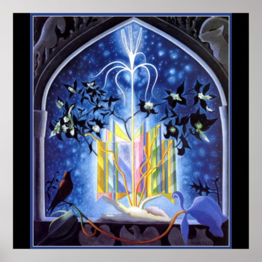 Serenade, een Kerst Fantasie Poster (Voorkant)