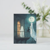 Serenade Ghost op het balkon Briefkaart (Staand voorkant)