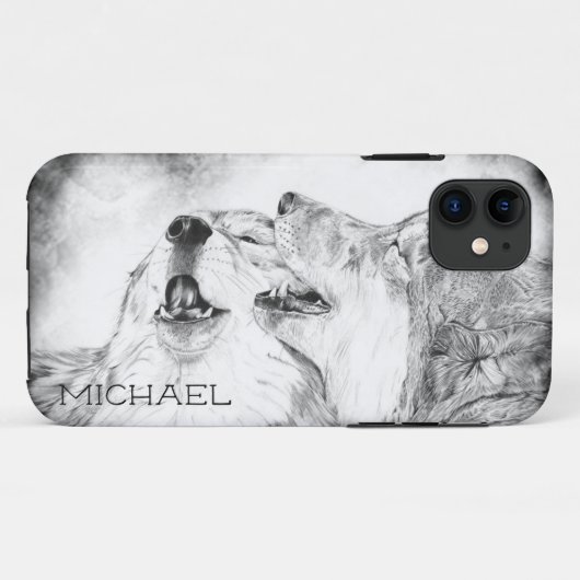 Serenade in de mist Case-Mate iPhone case (Achterkant (horizontaal))