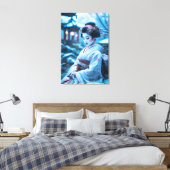Serenade in de Sneeuw Canvas Afdruk (Insitu (Slaapkamer))