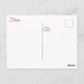 " SERENADE MET ZONNEBLOEM " BRIEFKAART (Achterkant)