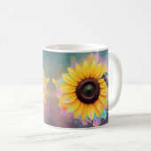 " SERENADE MET ZONNEBLOEM " KOFFIEMOK (Voorkant rechts)