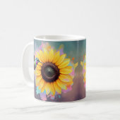 " SERENADE MET ZONNEBLOEM " KOFFIEMOK (Voorkant links)