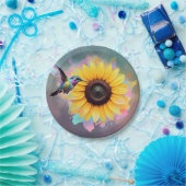 " SERENADE MET ZONNEBLOEM " PAPIEREN BORDJE (Feest)