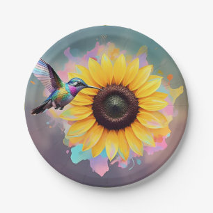 " SERENADE MET ZONNEBLOEM " PAPIEREN BORDJE