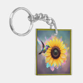 " SERENADE MET ZONNEBLOEM " SLEUTELHANGER (Voorkant Links)