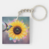 " SERENADE MET ZONNEBLOEM " SLEUTELHANGER (Achterkant)