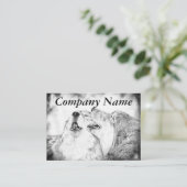 Serenade - mollig Visitekaartje (Staand voorkant)