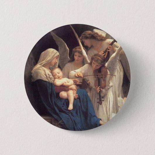 Serenade of Angels Ronde Button 5,7 Cm (Voorkant)