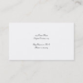 Serenade of Angels Visitekaartje (Achterkant)