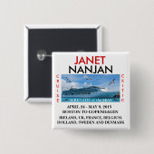 Serenade of the Zeeen Name Tag Button (Voorkant /achterkant)