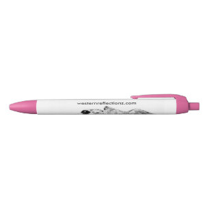 Serenade (roze) zwarte inkt pen