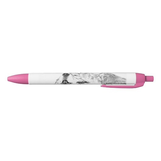 Serenade (roze) zwarte inkt pen (Bodem)
