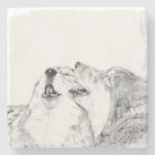 Serenade Stenen Onderzetter (Voorkant)