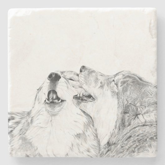 Serenade Stenen Onderzetter (Voorkant)