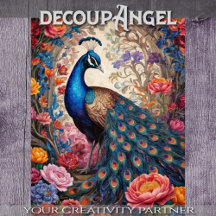 Serenade van kleuren - Decoupage -