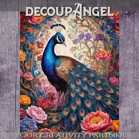 Serenade van kleuren - Decoupage - Tissuepapier