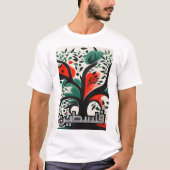 Serenade van Palestina Olijven زيتونفلس ط ي ن T-shirt (Voorkant)