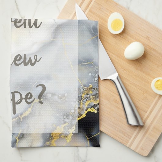 Serenade - Wit Theedoek (Quarter Fold)