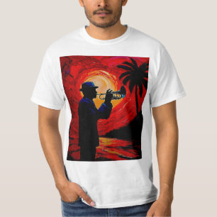 Serenading de zonsondergang t-shirt