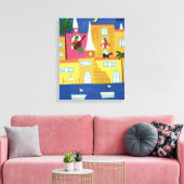 Serenata 2002 canvas afdruk (Insitu (Woonkamer))