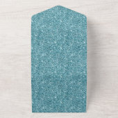 Serendipiteit kristal blauw all in one uitnodiging (Buitenkant)