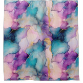 Serendipiteit kristal blauw douchegordijn (Voorkant)