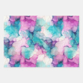 Serendipiteit kristal blauw inpakpapier vel (Voorkant 2)