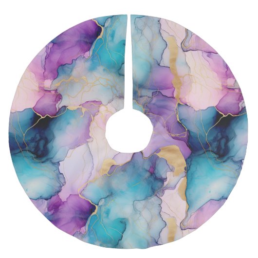 Serendipiteit kristal blauw kerstboom rok (Voorkant)