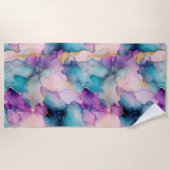 Serendipiteit kristal blauw strandlaken (Voorkant)