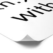 Serendipiteit - minimale wandkunst poster (Hoek)