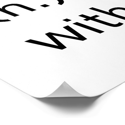 Serendipiteit - minimale wandkunst poster (Hoek)