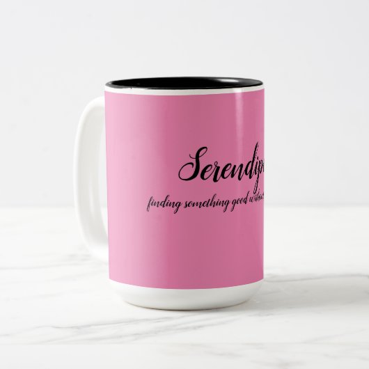 Serendipiteit Mok van tweetone koffie (Voorkant links)